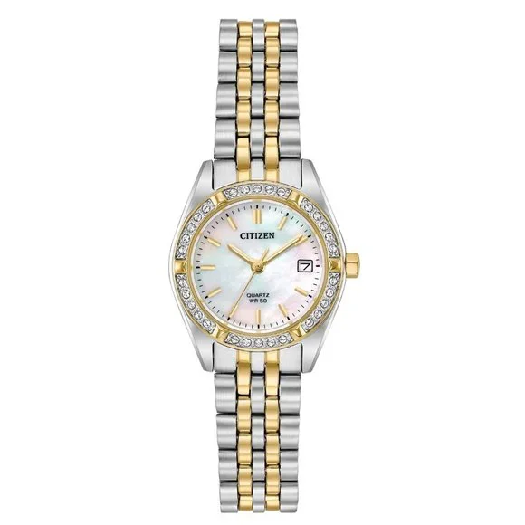 ★レア逆輸入★Citizen Quartz Two Tone Bracelet Ladies Watch Citizen® Womens Two-Tone Stainless Steel Bracelet Watch